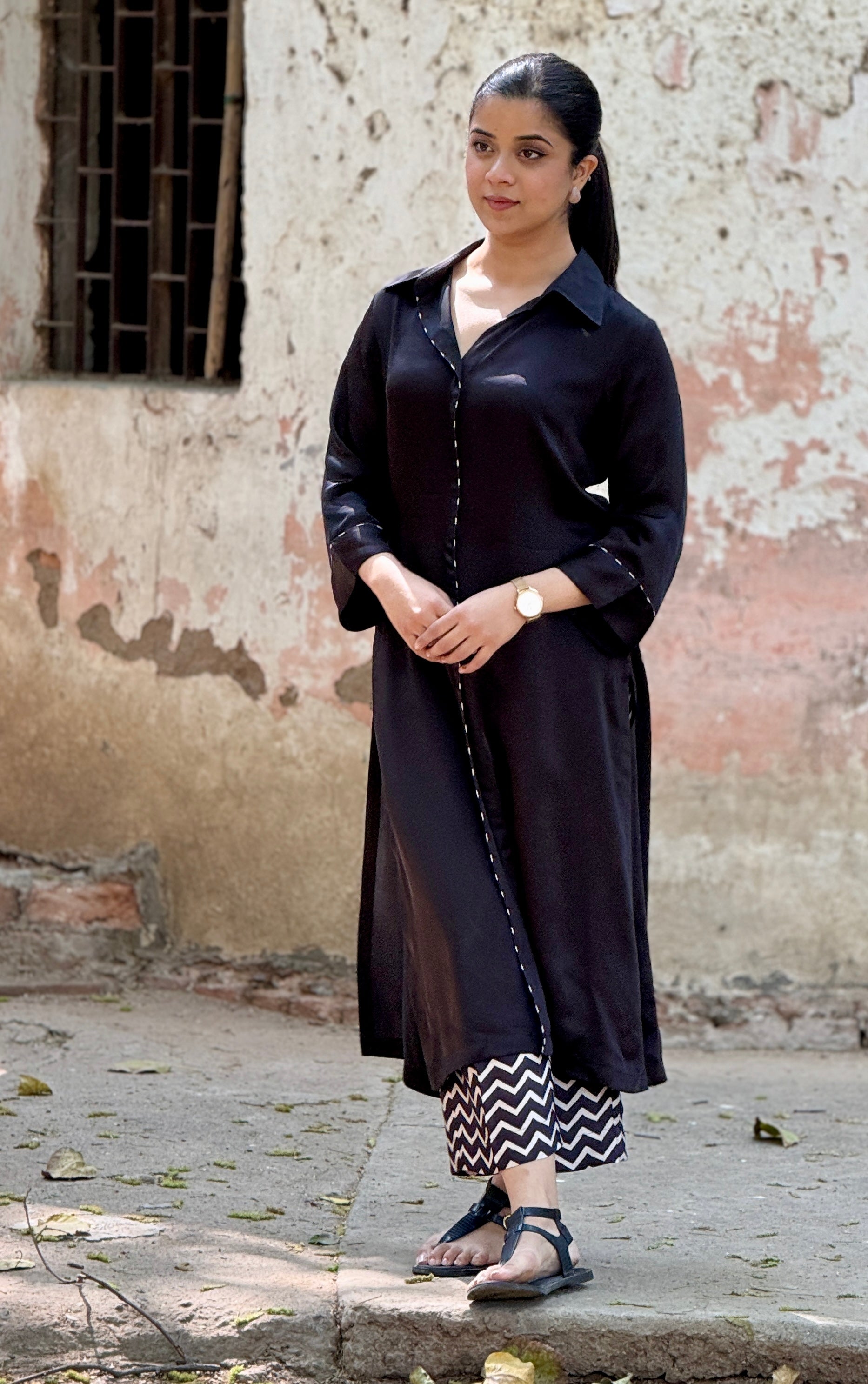 Noir Ekaa modal kurta set - Set of 2