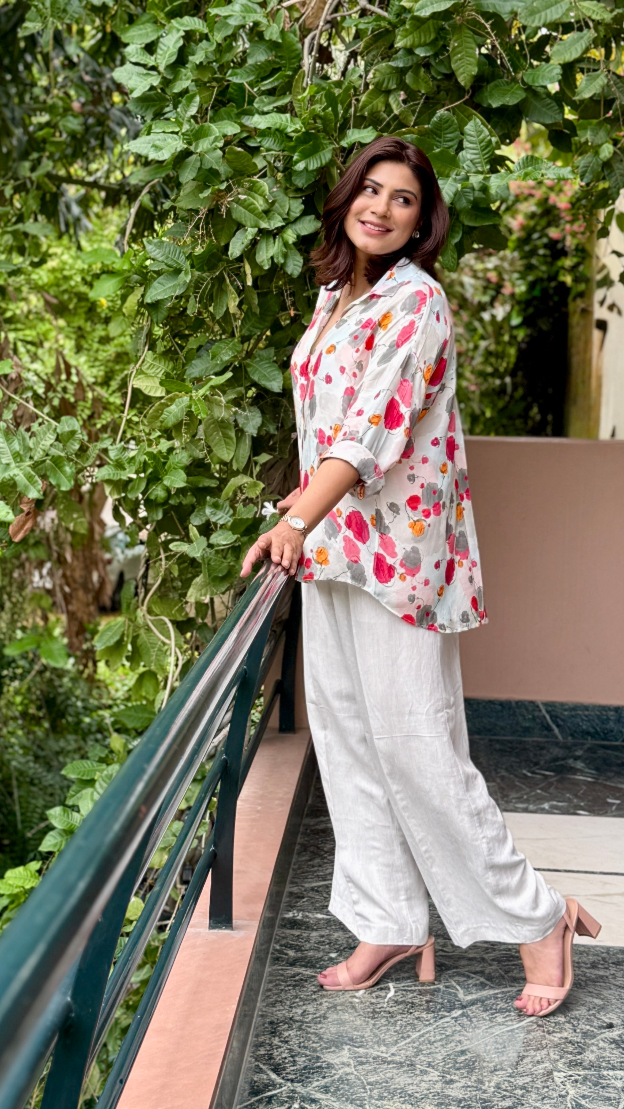 Bloom Breeze Muslin shirt