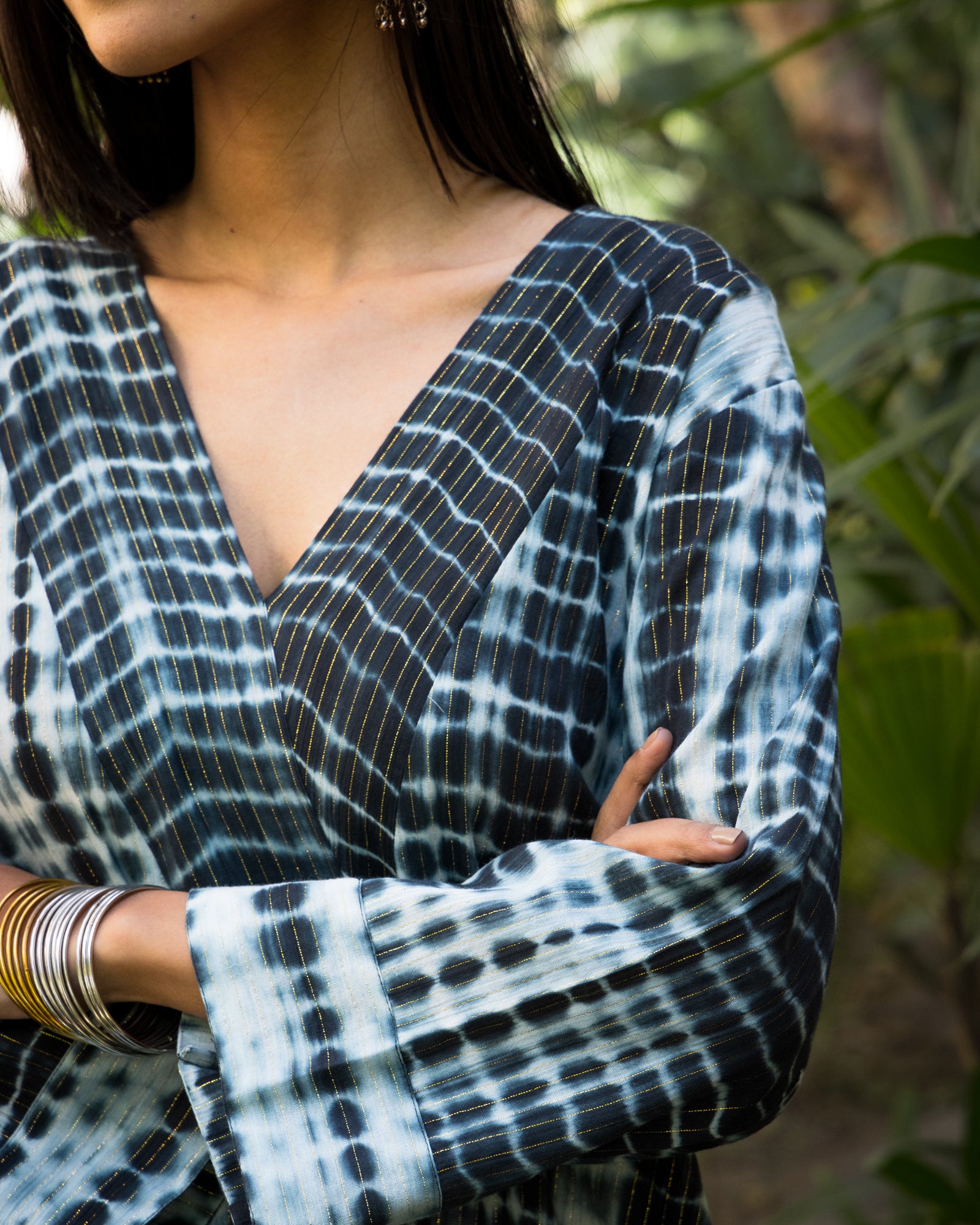 Monochrome tie dye cotton set - Set of 2