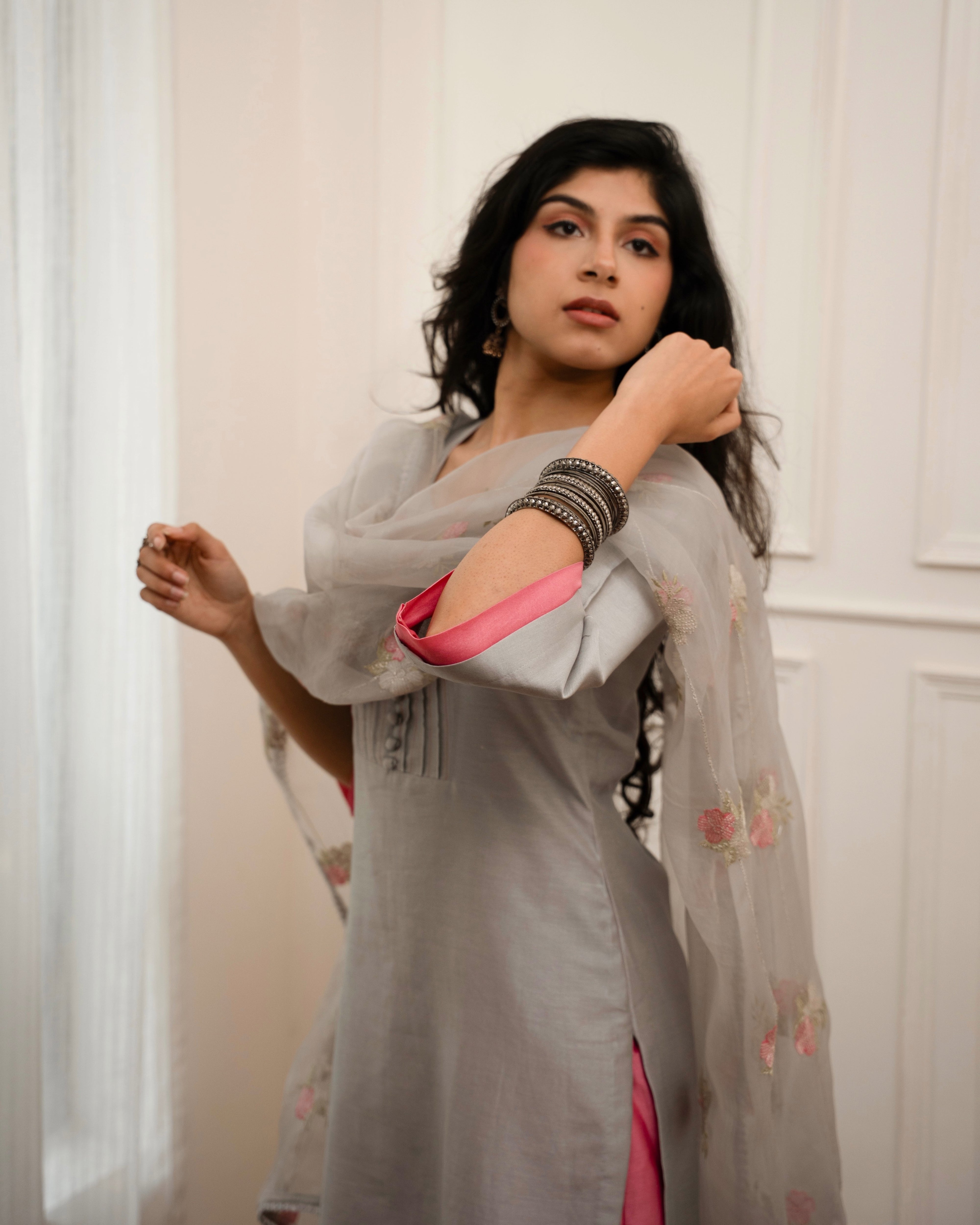 Grey bloom chandreri set